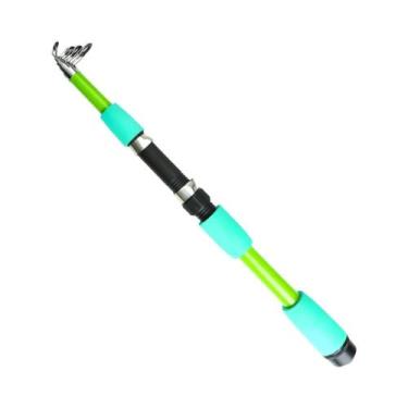 Imagem de Conjunto De Vara De Pesca Telescópica De Fibra De Carbono 1.8/2.1m Com