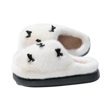 Imagem de Chinelos De Inverno Ultra Macios Para Mulheres, Forrados Com Fleece, S
