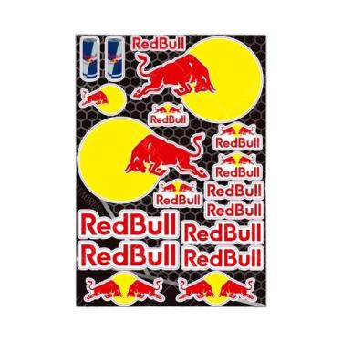 Imagem de Kit de decalques de tanque de adesivos de touro vermelho a laser de Ha