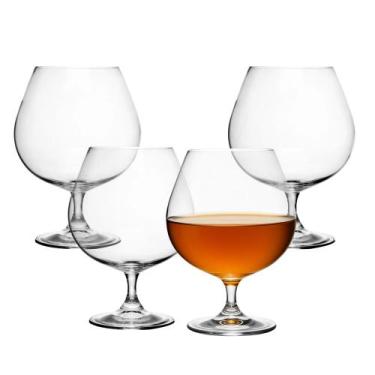 Imagem de Jogo 4 Taça de Conhaque Cognac de Cristal Gastro Colibri 690ml Wolff