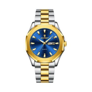 Imagem de Relógio De Pulso Masculino À Prova d'Água Luminoso Em Aço Inoxidável Q