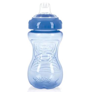 Imagem de Copo Treinamento Bico Silicone 300ml Antivazamento 6m+ Baby Nuby Cor:A