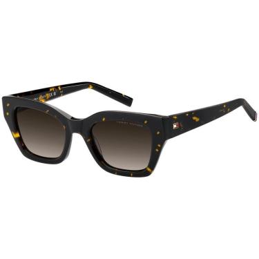 Imagem de Óculos de Sol Tommy Hilfiger Th 2264/S 086 - Marrom Havana 51-Feminino