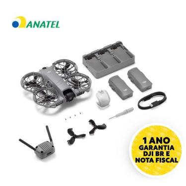 Imagem de Drone DJI Neo 2 Fly More Combo Com Transceptor Digital Sem Controle Re