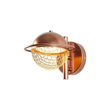 Imagem de Arandela Nordecor Rezi 8w Led Bivolt Cobre - Dourado 2929
