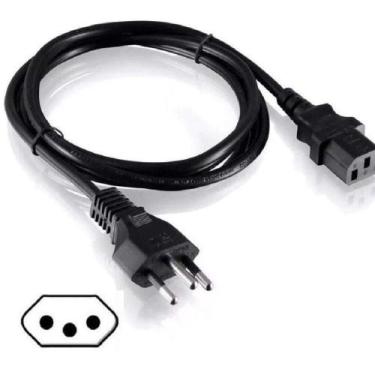 Imagem de Cabo Força De Energia Para Fonte De Pc E Monitor 1,50 Metros - OUTRAS 