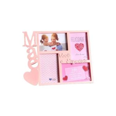 Imagem de Porta Retrato Para Decoração Mãe 4 Fotos Dia Das Mães - Javick