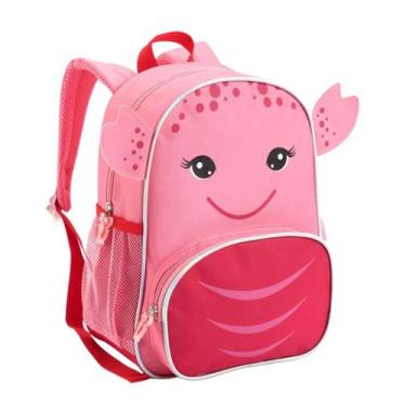 Imagem de Mochila Infantil Pré Escolar Passeio Criança Meninos Meninas Feminina 