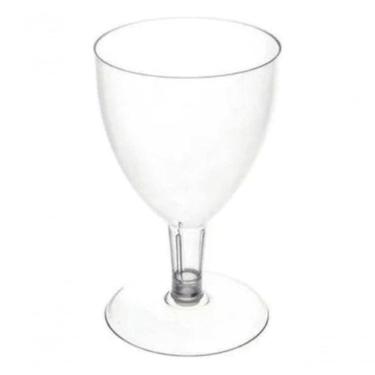 Imagem de Taça de Vinho Pit 170 Acrílica 170ML Pacote com 5 Unidades Transparente Higipack