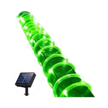 Imagem de Luzes De Tubo Flexíveis Solares Para Exterior, Luzes De Cordão LED Com