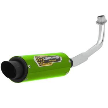 Imagem de Escapamento Competition Pro Tork Curva Cromada Moto Honda Biz 125 2011