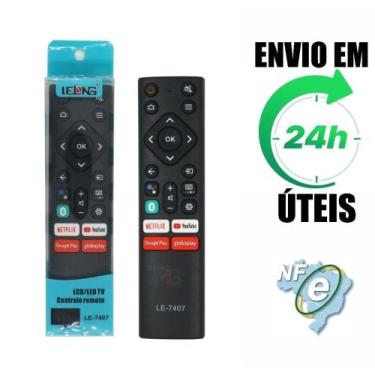 Imagem de Controle Remoto Compatível Tv Panasonic Smart Th-32js650dx - Lelong.
