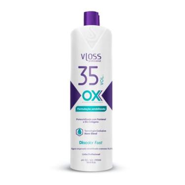 Imagem de Agua Oxigenada OX Emulsão Vloss Profissional 35 Vol. 900ml - Vloss Cos