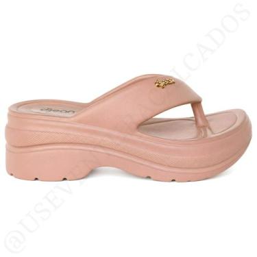 Imagem de Tamanco ortopedico feminino dijean plataforma anabela confortavel leve