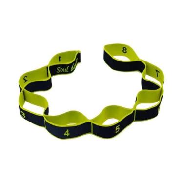 Imagem de Faixa Elástica De Resistência Para Adultos, Cinto De Yoga Para Pilates