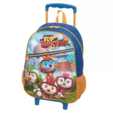Imagem de Mochila Grande Com Rodinha Escolar Infantil - Pacific, Top wing
