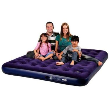 Imagem de Colchão Inflável king Size com Inflador - Mor 9073