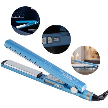 Imagem de Chapinha de Cabelo Profissional 230/450F Mondial Titanium Pro Cerâmica Progressivas e Salões de Beleza