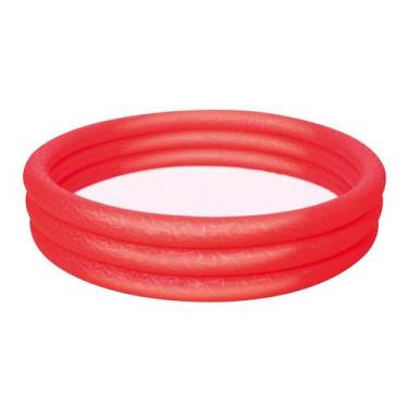 Imagem de Piscina Inflável Infantil Play 282 Litros Com 3 Anéis Bestway, Vermelh