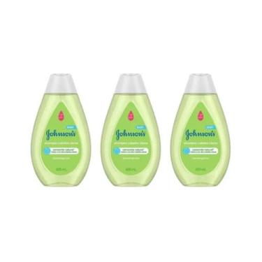 Imagem de Kit 3 Shampoo Johnson's Baby Cabelos Claros com 400ml