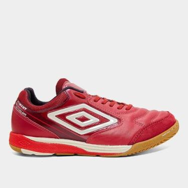 Imagem de Chuteira Futsal Umbro Adamant Master Class Pro Bump Unissex, Branco, V