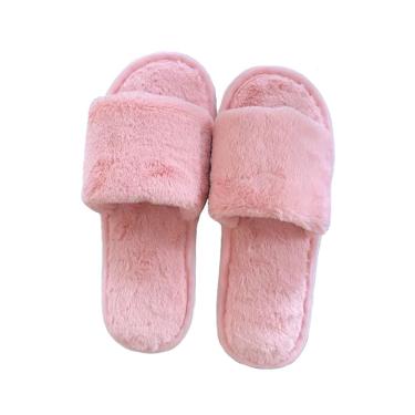 Imagem de Pantufa Feminina Aberta Rosa Nº 33/34