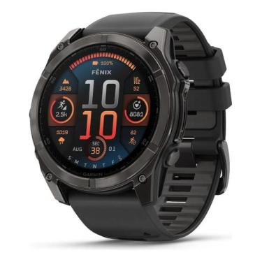 Imagem de Smartwatch Garmin Fenix 8 Preto 47mm Monitor Cardíaco