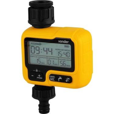 Imagem de Temporizador Digital para Irrigação 3198120340 Programação com IPX5 Plástico Vonder