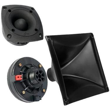 Imagem de Kit Driver 120W RMS + Corneta Plástica LC015 + Super Tweeter - Permak