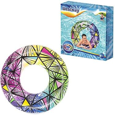 Imagem de Boia para Piscina Vitral Estampado Bestway 119cm