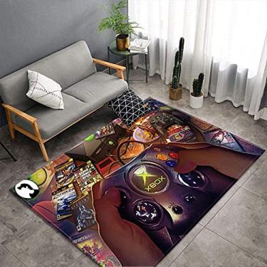 Imagem de Tapetes de área de jogador para quarto meninos adolescentes, controles de jogo jogador, tapete de chão - jogo impresso gamepad decoração de casa tapetes antiderrapantes tapete de chão para crianças jogador-desenho animado jogo 3 L: 150cm*w:100cm