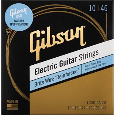 Imagem de CORDAS GIBSON 010.046 BRITE WIRE REINFOR LGHT SEG BWR10-010.046
