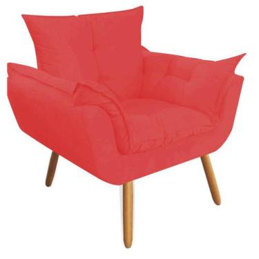 Imagem de Poltrona Cadeira Decorativa  Opala Sala De Estar Recepção Consultório