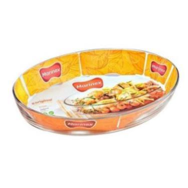 Imagem de Assadeira Oval de Vidro Marinex 4L
