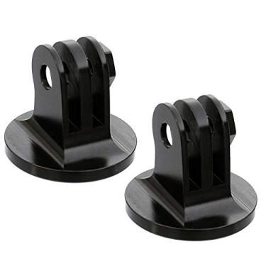 Imagem de (2 unidades) Adaptador de tripé de liga de alumínio CNC Fotasy para câmeras GoPro, adaptador de montagem de tripé de metal para câmeras GoPro Hero HERO2 HERO3 Hero4 Hero5 Hero6 Hero7