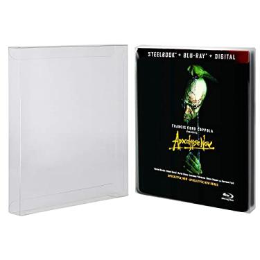 Imagem de Viturio Capas protetoras compatíveis com BLU-RAY com J-Card, Steelbooks, PS3, PS4, Xbox ONE (pacote com 10)