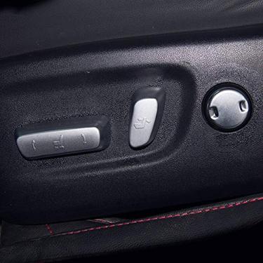 Imagem de JIERS Para Lexus NX 200 2015 2016, capa de interruptor de ajuste de assento de carro com acabamento interno acessórios de estilo de carro