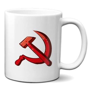 Imagem de Caneca Comunismo Presente Símbolo Foice E Martelo Política
