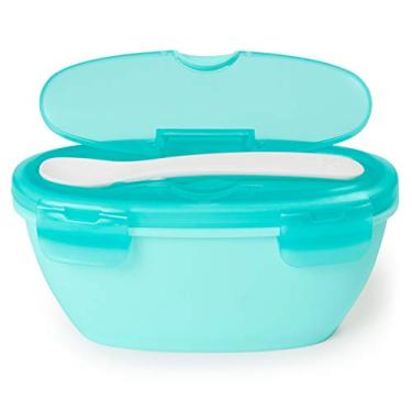 Imagem de Kit Alimentação Bowl e Colher Azul Easy-Serve, Skip Hop, Azul