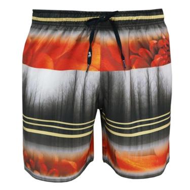 Imagem de Shorts Elástico Alkary Listra Vermelho e-Masculino