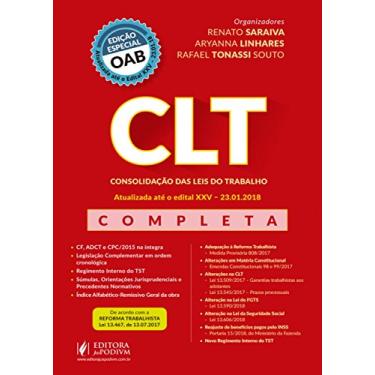 Imagem de CLT - Consolidação das Leis do Trabalho: Edição Especial OAB