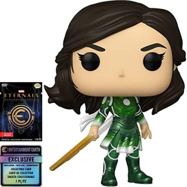 Imagem de Eternals Sersi Pop! Vinyl Figure with Collectible Card - Entertainment Earth Exclusive