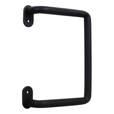 Imagem de National Hardware Puxador interno para porta de celeiro deslizante N700-103, 20 cm, preto fosco