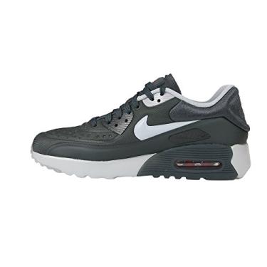 Imagem de NIKE Air Max 90 Ultra SE (GS) Running Trainers 844599 Sneakers Shoes (36 EU, Anthracite Wolf Grey Gym red 005)