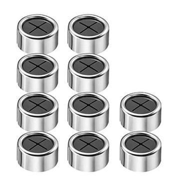 Imagem de ZAANHA 10 pcs toalha ganchos abrindo prato toalha rack de pano ganchos auto adesivo prato de parede toalha gancho redondo montagem de parede gancho titular de toalha de chá 4,2 x 2.2cm