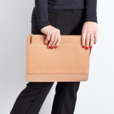 Imagem de Pasta envelope de couro feminina para Macbook 13 Eduarda-Feminino