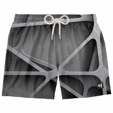 Imagem de Bermuda Masculina Praia Casual Estampada Surf Boardshort Verão Moda Fitness Tactel-Masculino
