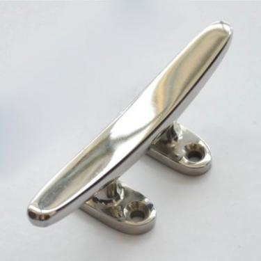 Imagem de MarineNow Marine Flat Top Low Silhouette Trimline Cleat 316 aço inoxidável (20 cm)