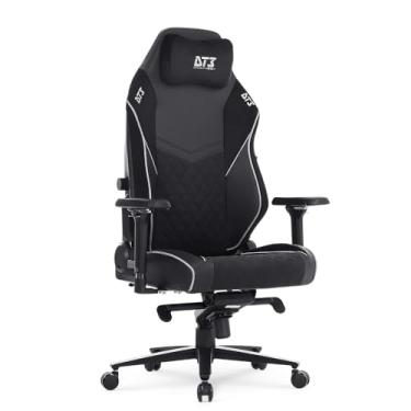 Imagem de Cadeira Gamer DT3 N10 Squad,almofada magnética, apoio lombar integrado, braços 4D+, suporta até 160kg e altura máx.de 1,85m (Black) (N10 Squad - Tam. Normal | Revestida em Tecido + PU)