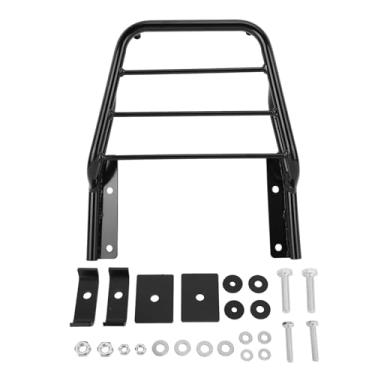 Imagem de Rack de Bagagem para Motocicleta, Suporte de Bagagem Traseiro Com Rolamento de Alta Carga Preto de Construção Resistente para Trilha 125 2021 a 2023